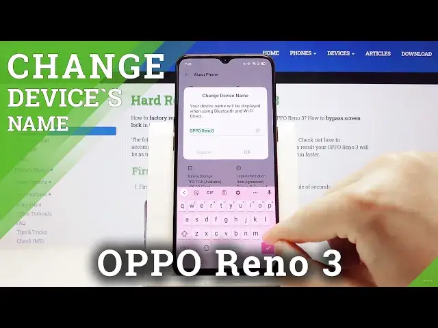 'Video thumbnail for How to Change Device Name in OPPO Reno 3 – Set Up Username'