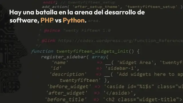 Video thumbnail for PHP vs Python: Una Comparación Detallada Entre los Dos Lenguajes