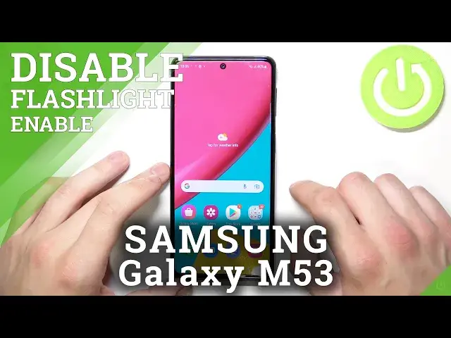 'Video thumbnail for How to Turn Off Flashlight on SAMSUNG Galaxy M53 - Disable Flashlight'