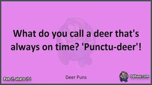 Video thumbnail for Deer - Jokes, Puns, Wordplays, and Laughter