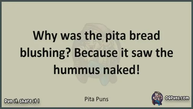 Video thumbnail for Pita - Jokes, Puns, Wordplays, and Laughter