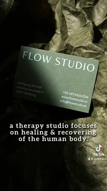 Video thumbnail for Therapy Business Card: Flow Studio