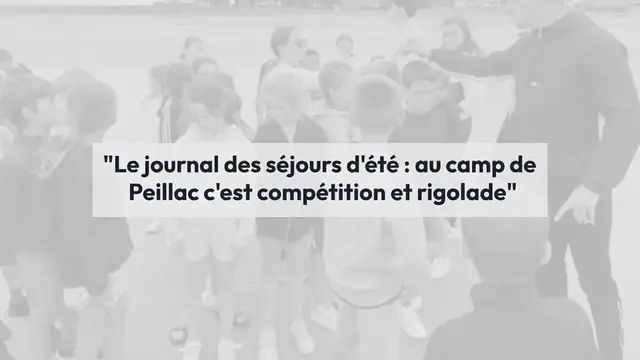 Video thumbnail for OBC. Le journal des séjours d’été : au camp de Peillac c’est compétition et rigolade