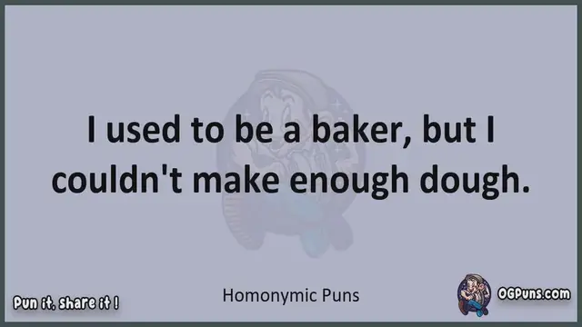 Video thumbnail for Homonymic - Jokes, Puns, Wordplays, and Laughter