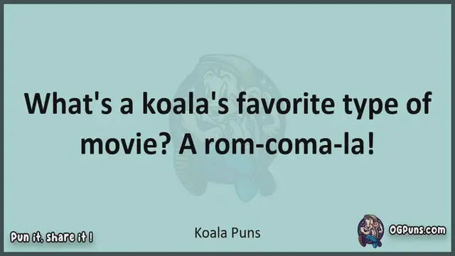 Video thumbnail for Koala - Jokes, Puns, Wordplays, and Laughter