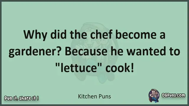 Video thumbnail for Kitchen - Jokes, Puns, Wordplays, and Laughter