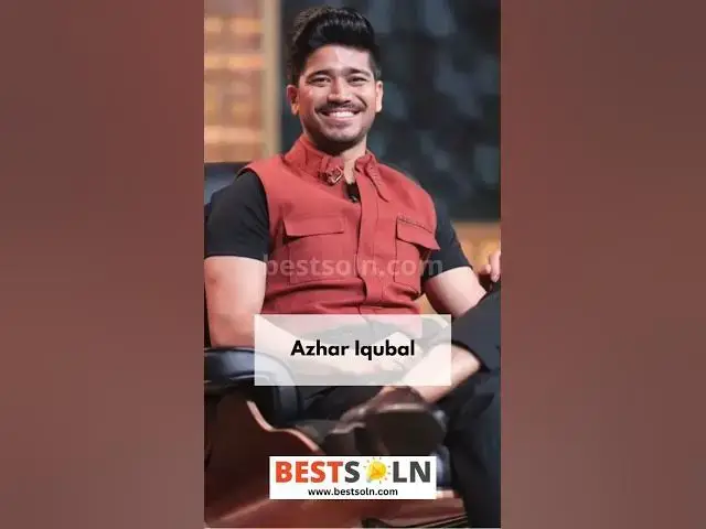 'Video thumbnail for Azhar Iqubal's Story #shorts #azhariqubal #inshorts #sharktankindia #sharktank #story #entrepreneur'
