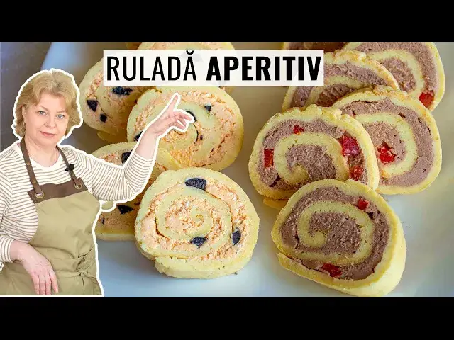 Video thumbnail for Ruladă aperitiv cu ALUAT OPĂRIT 👍 cu cremă de brânză sau pate de ficat. Rețeta de ruladă sărată.