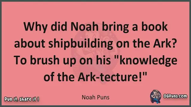 Video thumbnail for Noah - Jokes, Puns, Wordplays, and Laughter