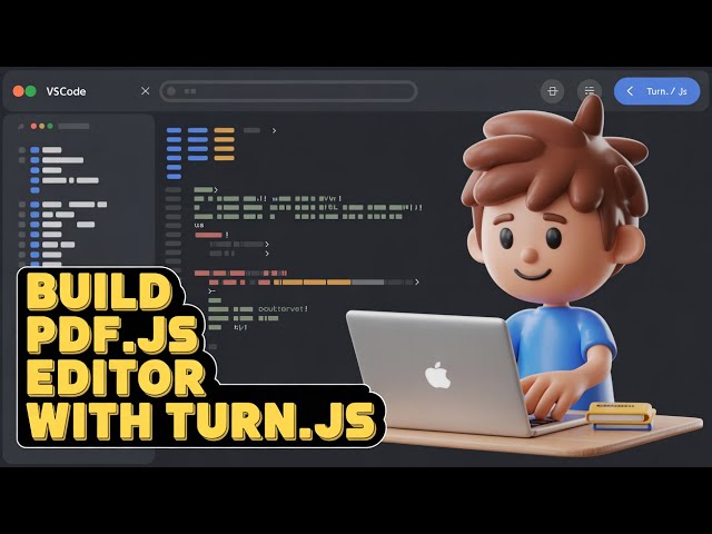 Video thumbnail for Build a PDF.js PDF Editor With Flip Book Effect Using Turn.js & With Advanced Controls in Browser