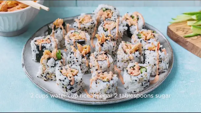 Video thumbnail for Sushi recipe