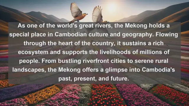 Video thumbnail for Unveiling Cambodia's Aquatic Marvels: Top 10 Famous Rivers Explored