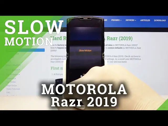 Video thumbnail for How to Record in Slow Motion in MOTOROLA Razr (2019) – Slow Motion Options