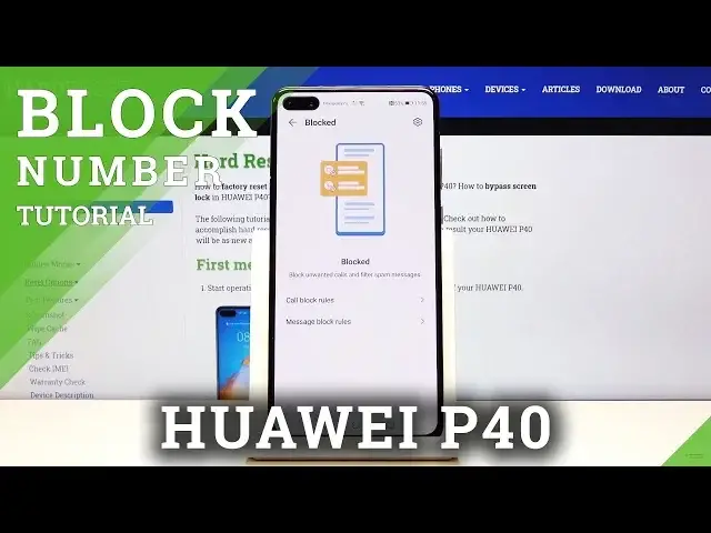 'Video thumbnail for How to Block a Number in HUAWEI P40 – Call Blocking'