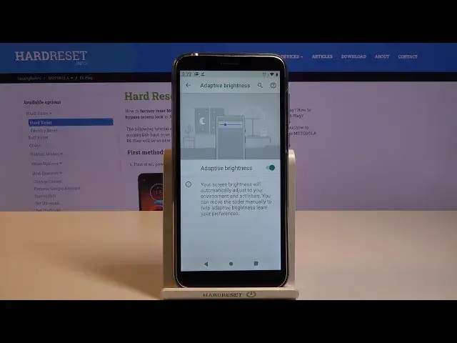 'Video thumbnail for How to Turn On Auto Brightness on MOTOROLA Moto E6 Play – Turn off Auto Brightness'