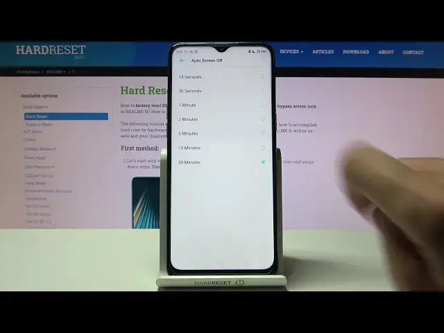 'Video thumbnail for How to Change Screen Timeout in Realme 5i - Set Up Sleep Time'