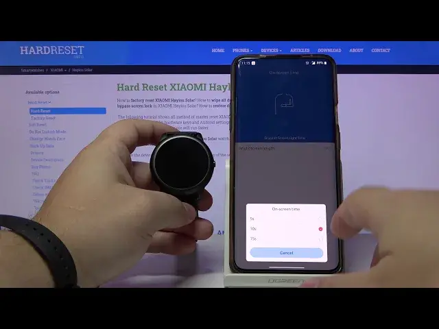 'Video thumbnail for How to Set Up Screen Timeout in Xiaomi Haylou Solar - Display Customization'