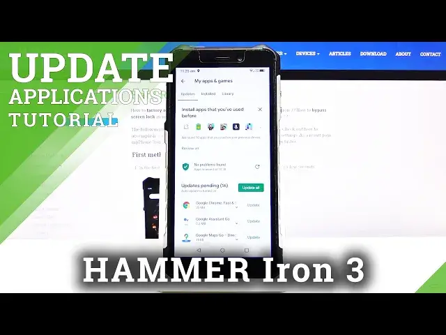 Video thumbnail for How to Update Applications in myPhone Hammer Iron 3 – Install Latest App Version