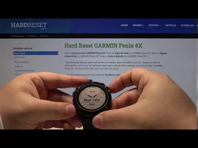 'Video thumbnail for How to Change Watch Face in GARMIN Fenix 6X – Customize Screen Look'