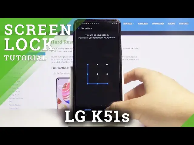 'Video thumbnail for How to Change Lock Method in LG K51s – Find Screen Lock Methods'