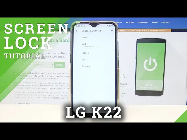 Video thumbnail for How to Set Up Screen Lock on LG K22 – Change Screen Lock