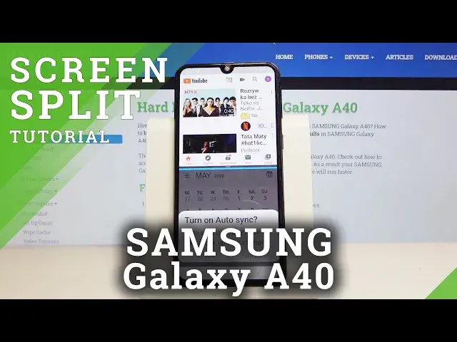 'Video thumbnail for How to Split Screen in SAMSUNG Galaxy A40 – Two Independent Screens'