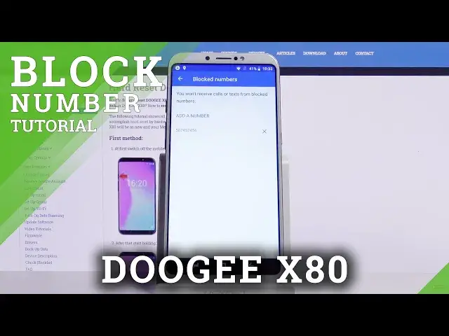 'Video thumbnail for How to Block Number in DOOGEE X80 – Block Calls and SMS'
