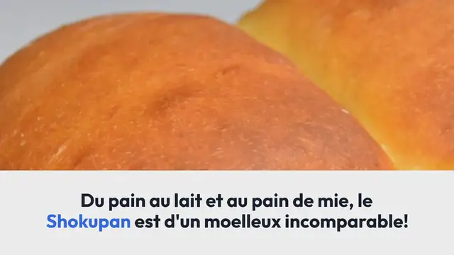 Video thumbnail for Pain au lait japonais – Shokupan – Méthode Yudane