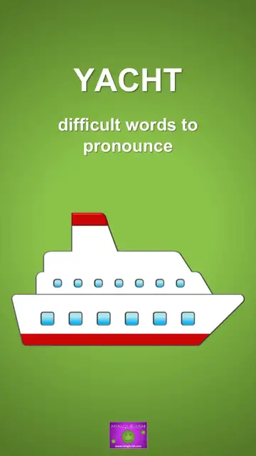 'Video thumbnail for Yacht: Difficult words to pronounce'