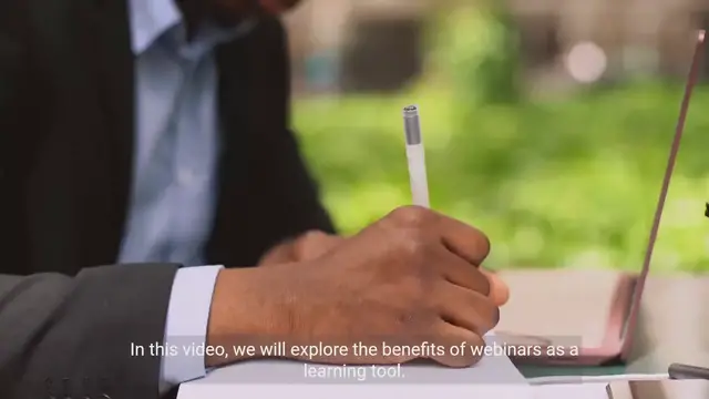 Video thumbnail for Learning Through Webinars