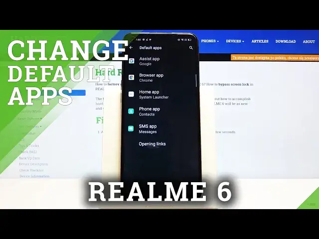 'Video thumbnail for How to Change Default App Settings in Realme 6 – Apps Customization'