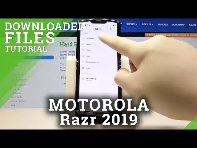 'Video thumbnail for How to Find Downloaded Files in MOTOROLA Razr (2019) – Locate Downloaded Files'