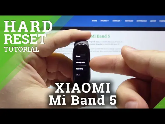 'Video thumbnail for How to Factory Reset XIAOMI Mi Band 5 – Wipe Personal Data'