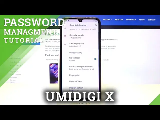 Video thumbnail for How to Choose Locking Method in Umidigi X – Set Up Screen Lock