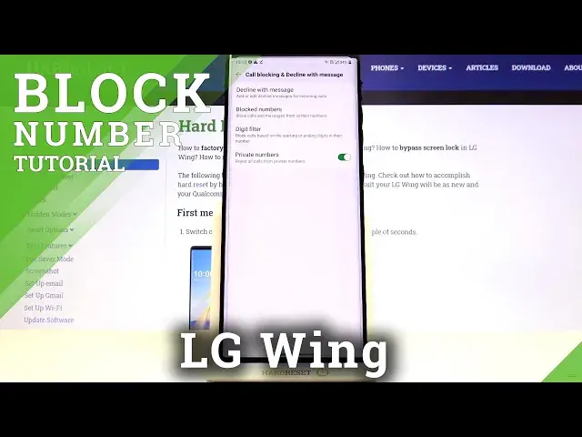 'Video thumbnail for How to Block Number on LG Wing – Avoid Unwanted Calls'