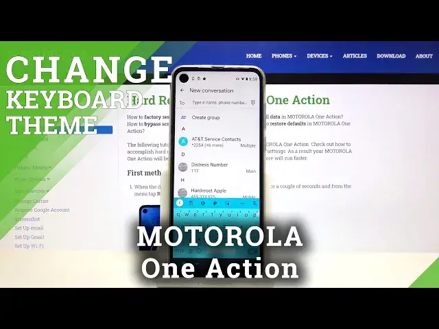 Video thumbnail for How to Choose Another Keyboard Theme on MOTOROLA One Action – Keyboard Look