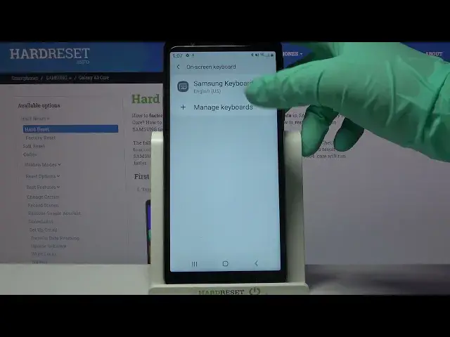 Video thumbnail for How to Enter Text Correction Options on Samsung Galaxy A3 Core – Turn On Keyboard Options