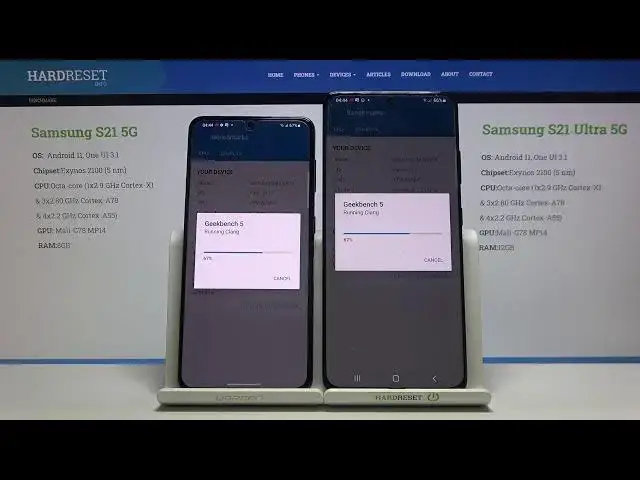 'Video thumbnail for Samsung Galaxy S21 Ultra vs Samsung Galaxy S21 Geekbench V5 Test'