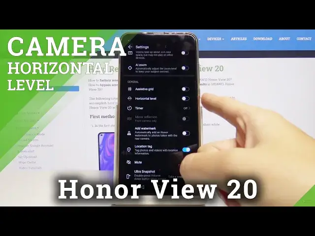 Video thumbnail for How to Enable Camera Level in HUAWEI Honor View 20 – Camera Horizontal Level