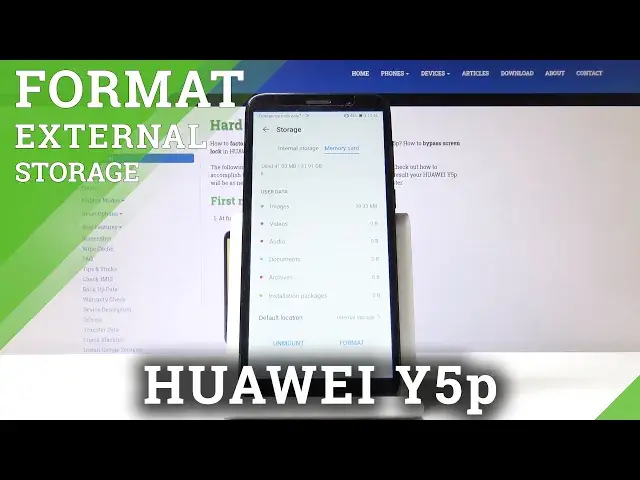 'Video thumbnail for How to Format SD Card in HUAWEI Y5p – Reset SD Card'