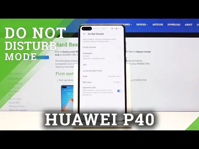 Video thumbnail for How to Activate Do Not Disturb Mode in HUAWEI P40 – Enable Silent Mode