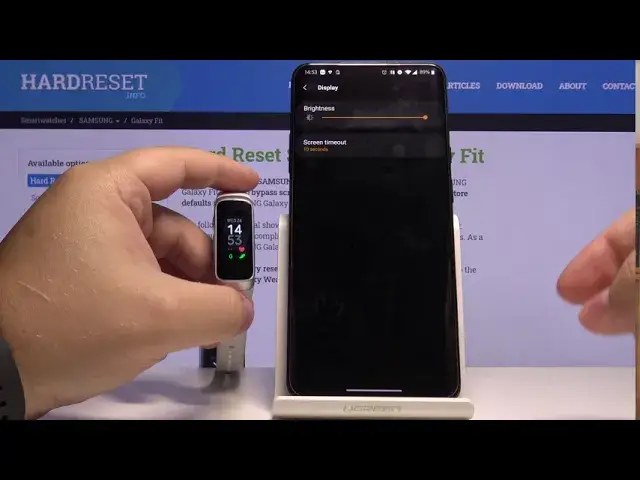 'Video thumbnail for How to Change Screen Timeout in SAMSUNG Galaxy Fit – Display Settings'