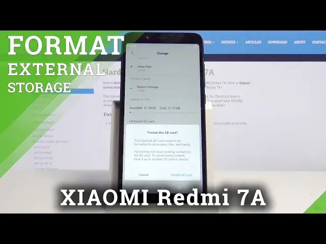 'Video thumbnail for How to Format SD Card in XIAOMI Redmi 7A – Restore SD Card'