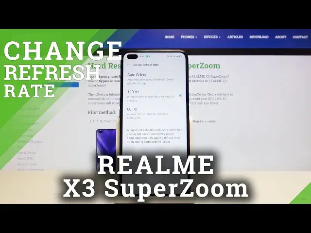'Video thumbnail for How to Change Display Refresh Rate in REALME X3 SuperZoom – Find Display Settings'