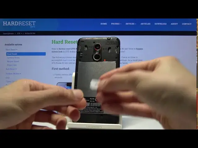 Video thumbnail for How to Insert SIM & SD Cards in ZTE Nubia N1 Lite – Micro SIM & SD Cards Installation