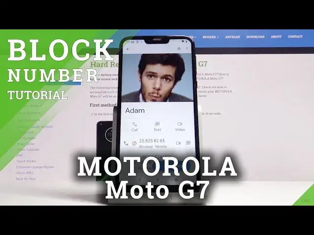'Video thumbnail for How to Block Number in MOTOROLA Moto G7 – Blacklist'