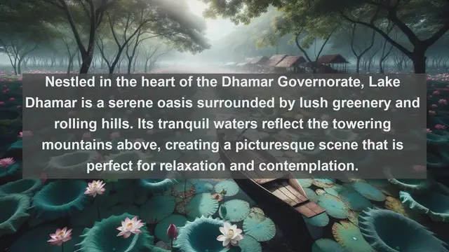 Video thumbnail for Unveiling Yemen's Natural Treasures: Top 10 Famous Lakes in Yemen