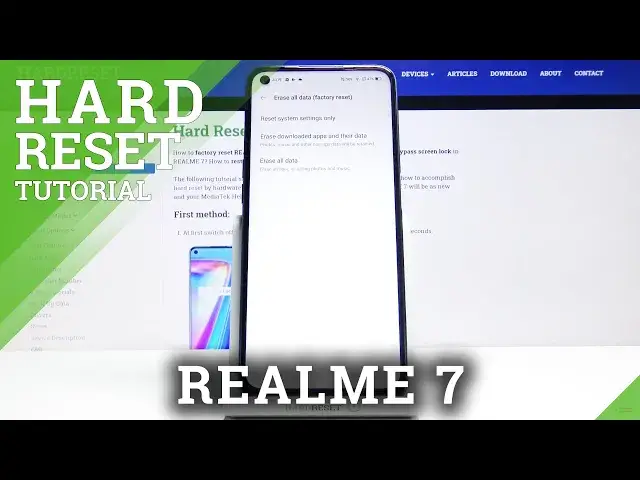 Video thumbnail for How to Factory Reset REALME 7 – Remove All Content & Settings