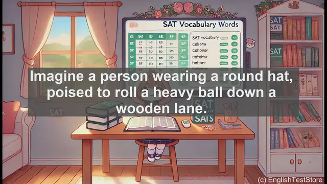 Video thumbnail for 5000 Must Know SAT Vocabulary - The Many Faces of 'Bowler': From Bowling Alleys to Cricket Fields