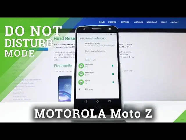 'Video thumbnail for How to Enable Do Not Disturb Mode on Motorola Moto Z – Silent Mode'
